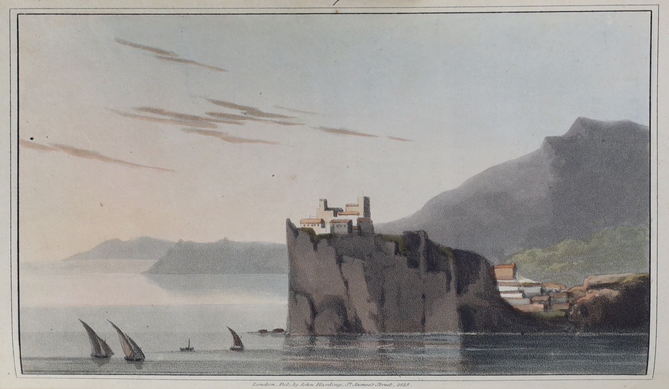 Cockburn, George - A Voyage to Cadiz and Gibraltar, up the Mediterranean to Sicily and Malta....including a description of Sicily and the Lipari Islands, and an excursion in Portugal. 2 vols (in one). pictorial engraved